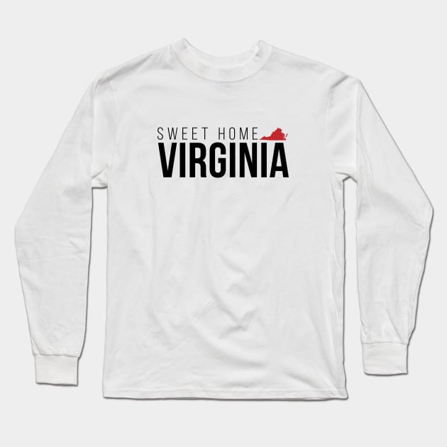Sweet Home Virginia Long Sleeve T-Shirt by Novel_Designs